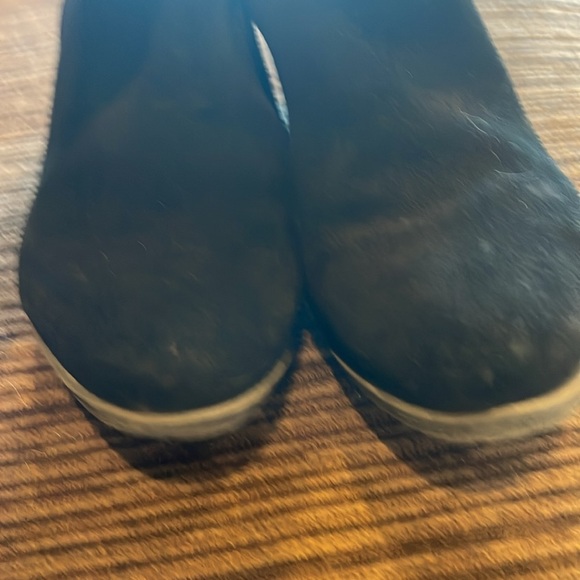 Blondo Waterproof Liam Suede Block Heel Ankle Bootie Black Size - Picture 2 of 11